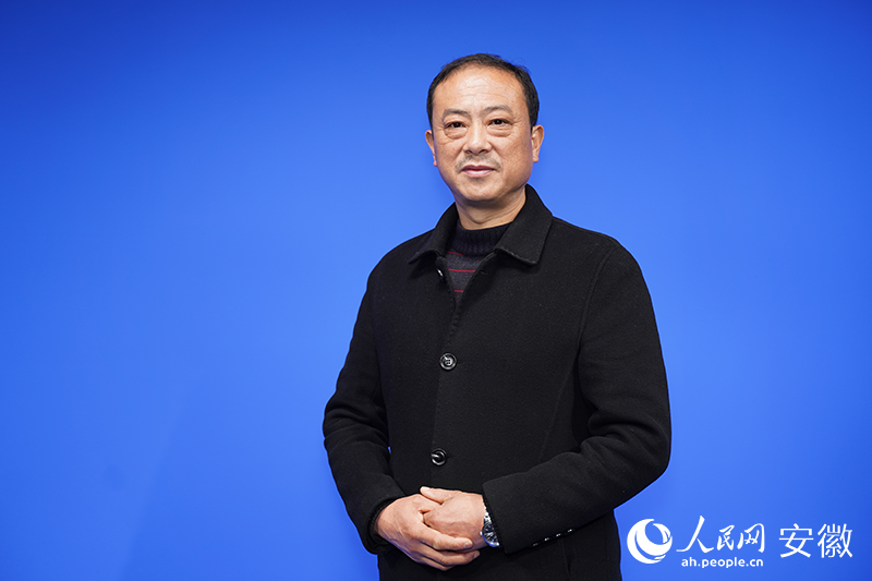 全国人大代表王建伟。人民网 王锐摄